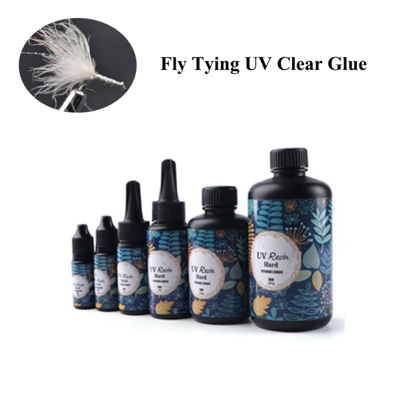 Fishing Equipment Fly - غراء قطرة كريستال سريع الجفاف ،