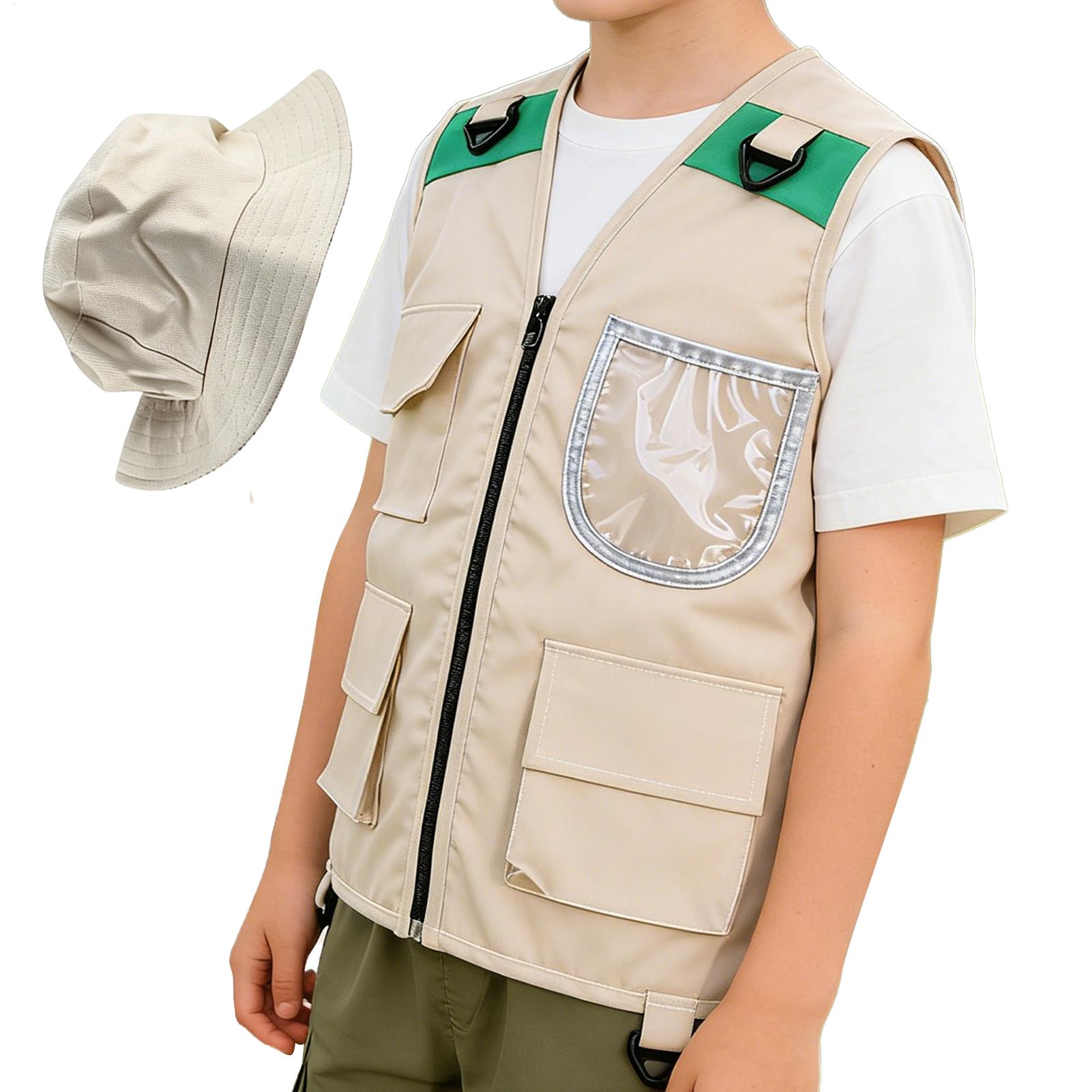 Fishing Equipment Logo - سترة استكشافية للأطفال للأنشطة الخارجية مع