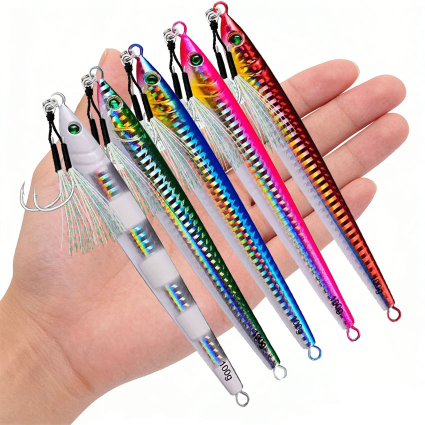 Jig Head Lure - يلقي المعادن تهزهز الصيد إغراء 5