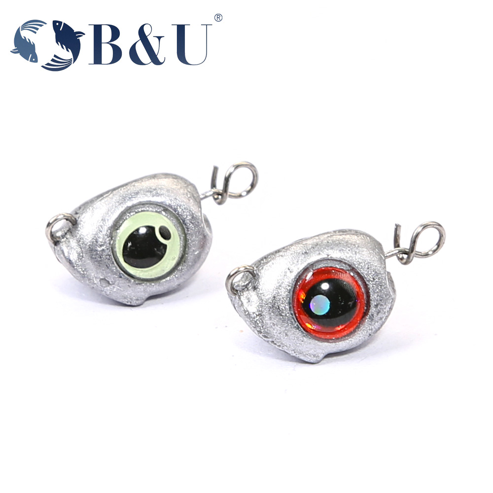 Jig Head Lure - B&U رأس جيغ سوينغ تشيبوراشكا، أوزان