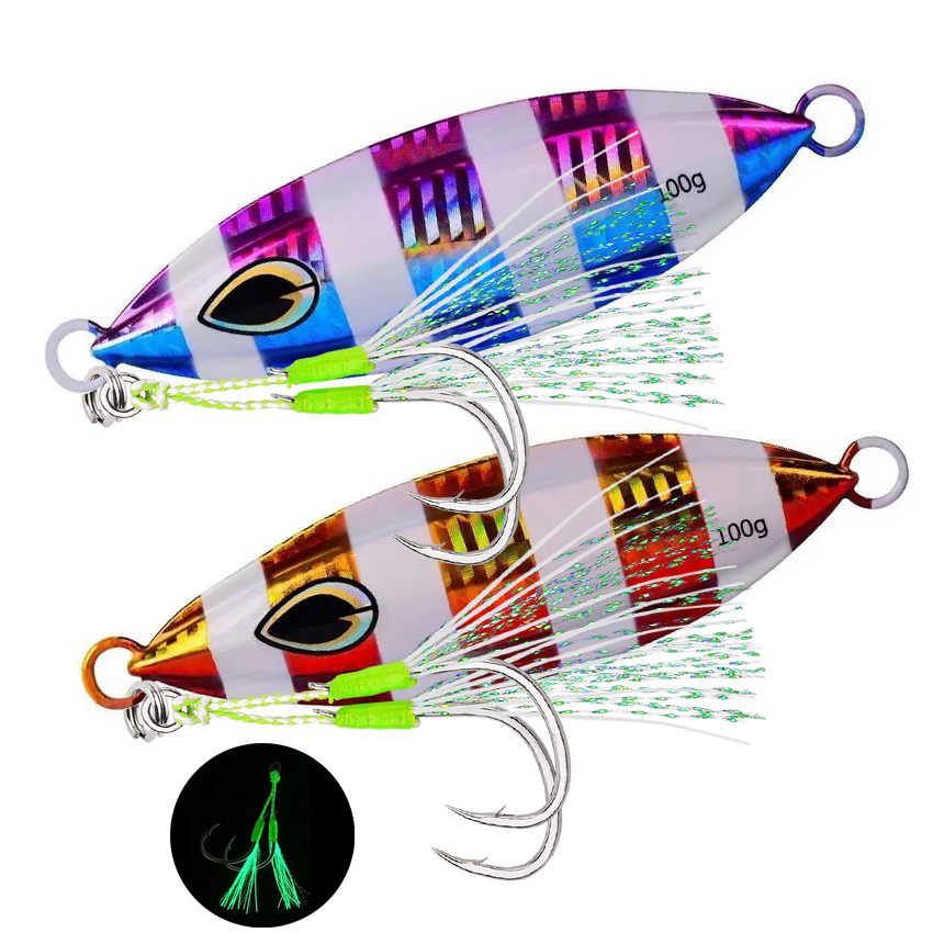 Jig Head Lure - 1 قطعة عالية الجودة المعادن ليلة