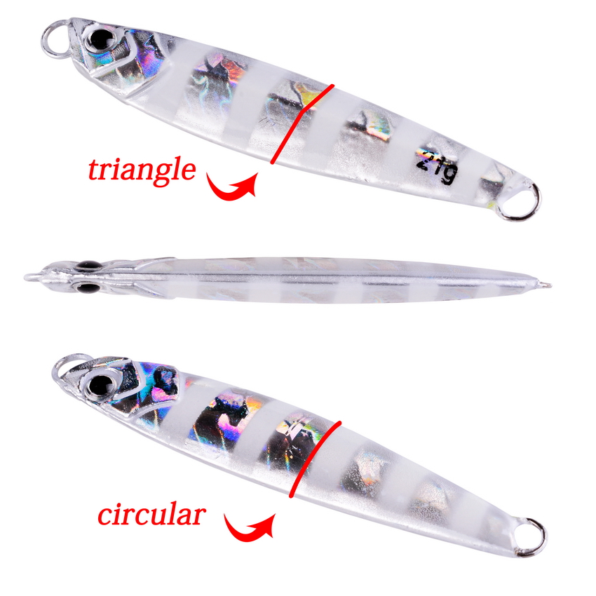 10 قطعة طعم صيد معدن 7 جرام 10 - مراجعة Jig Head Lure وسعره