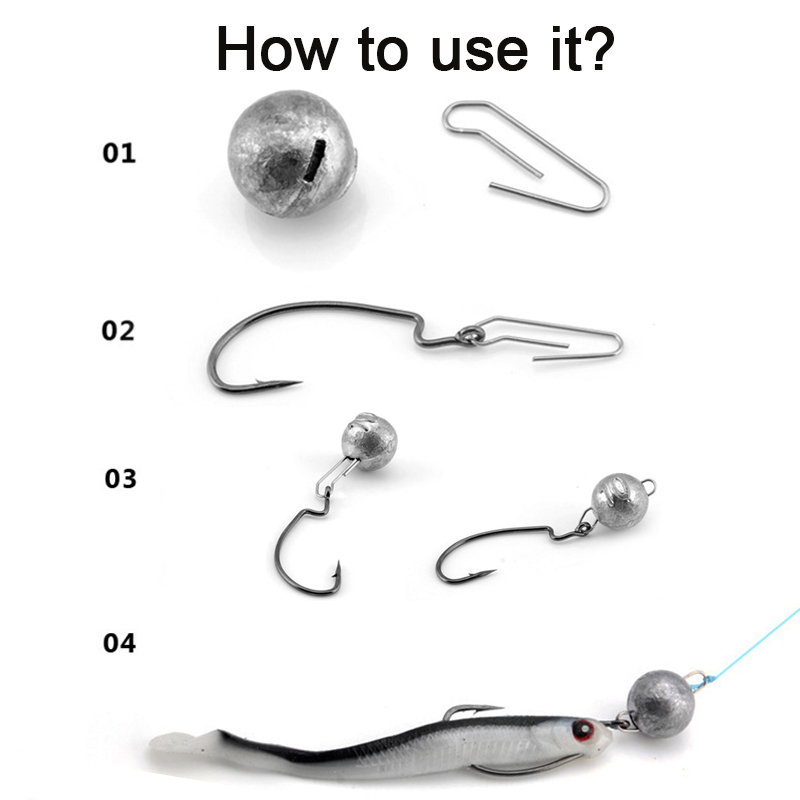 Simpleyi 5 قطعة/الوحدة الرصاص  - مراجعة Jig Head Lure وسعره