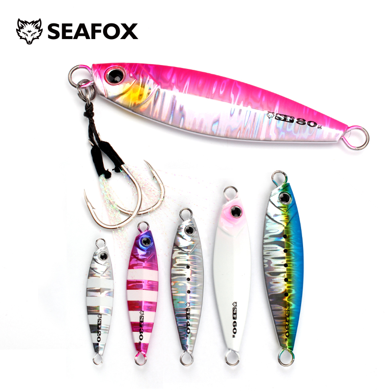 SF10 اليابان المعادن يلقي تهزه - مراجعة Jig Head Lure وسعره