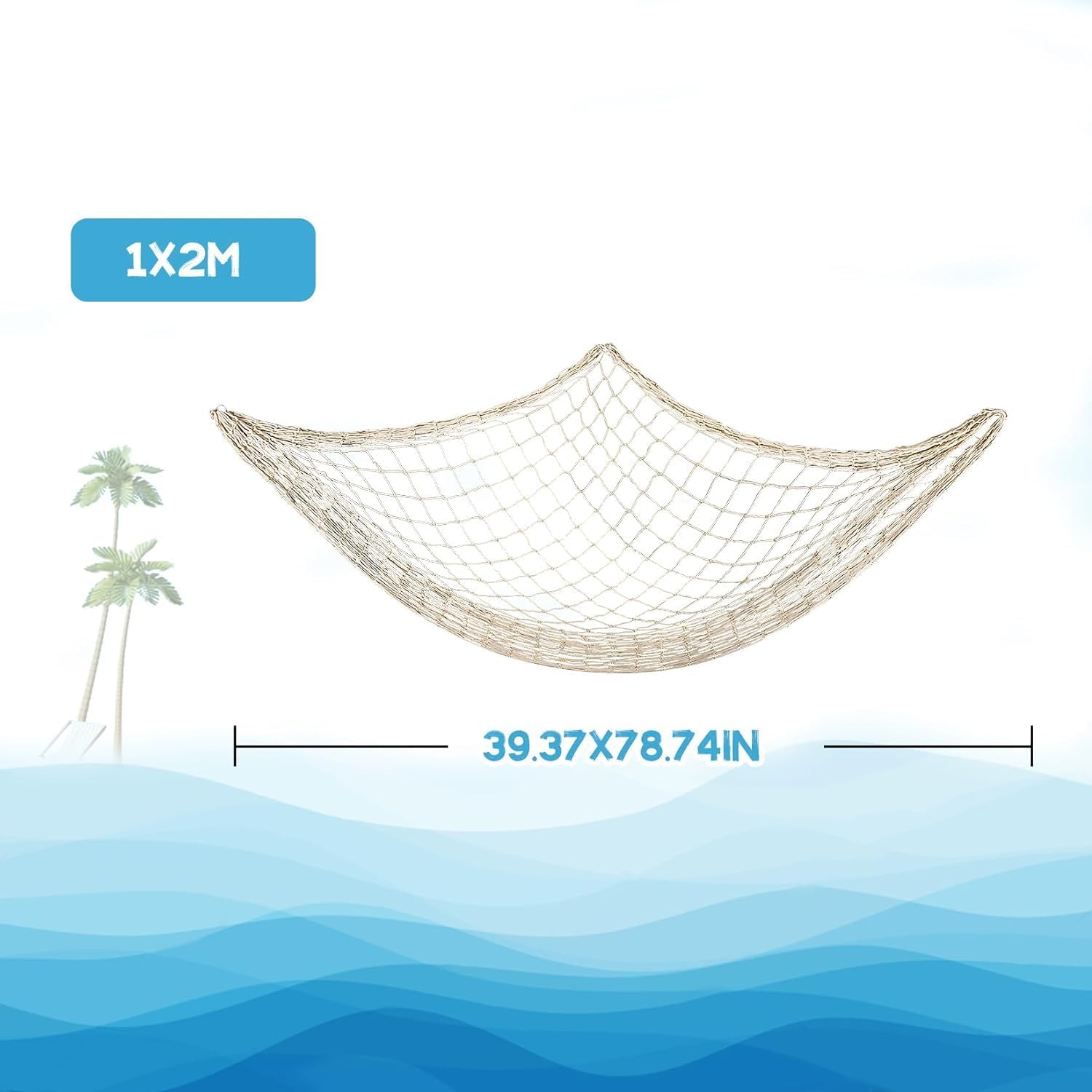 شبكة صيد للزينة للحفلات 1×2 مت - مراجعة Fishing Equipment Net وسعره