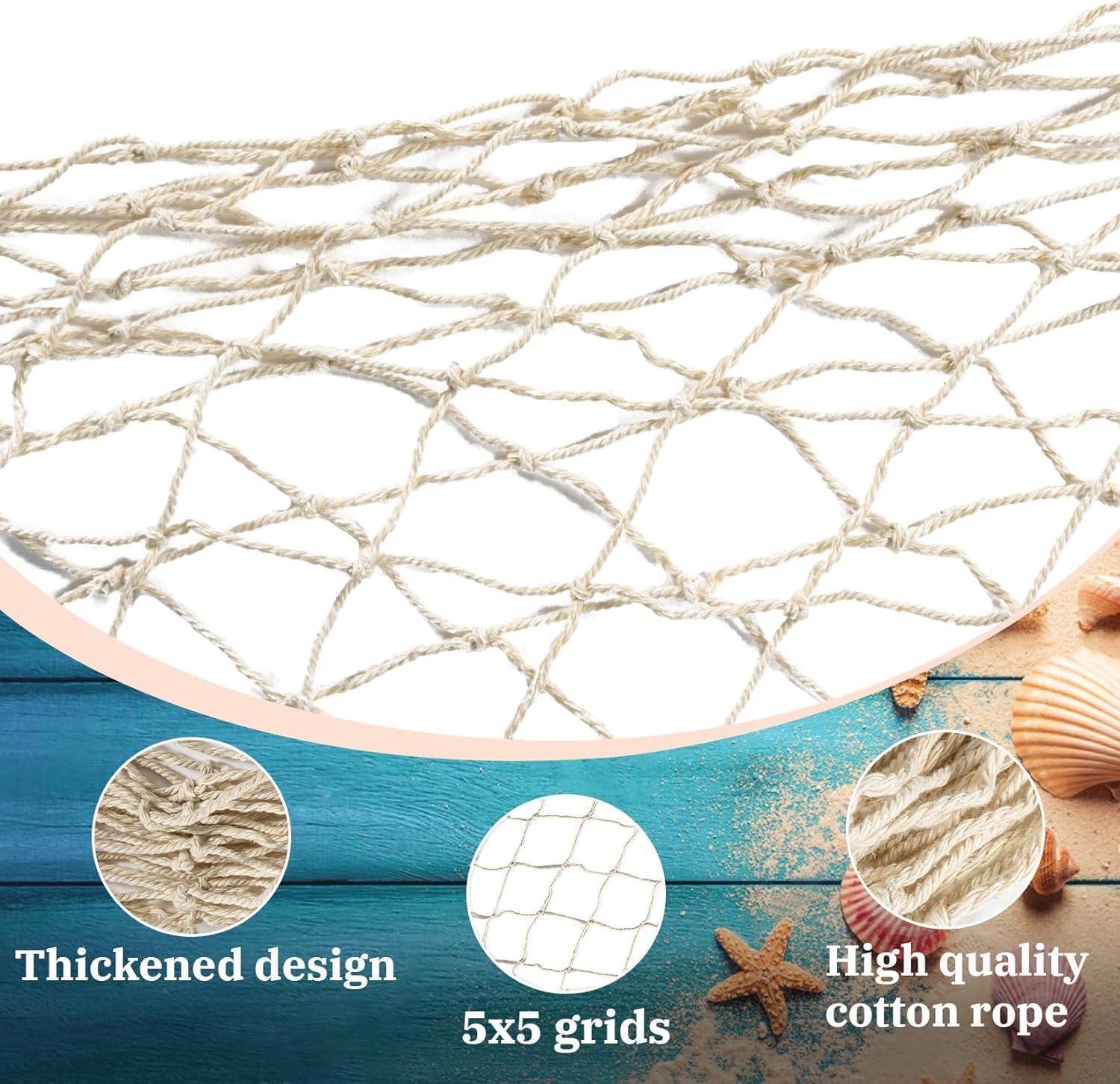شبكة صيد للزينة للحفلات 1×2 مت - مراجعة Fishing Equipment Net وسعره