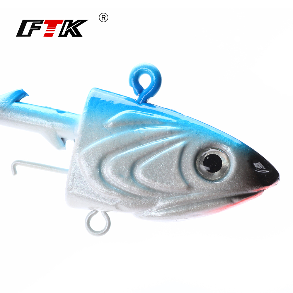 FTK 2 قطعة خطاف صيد السمك برأس - مراجعة Jig Head Lure وسعره